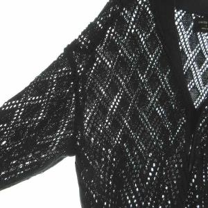 UNITED TOKYO UNITEDTOKYO 22SS マルチスカシアミカーディガン ニット Vネック オーバーサイズ 長袖 1 紺 ネイビー /EA