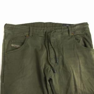 DIESEL KROOLEY-NE イージーパンツ フルレングス W30 カーキ