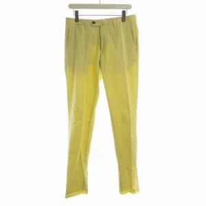 スラックスパンツ センタープレス フルレングス 46 黄 イエロー /RO