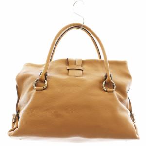 Salvatore Ferragamo ガンチーニ ハンドバッグ ブラウン