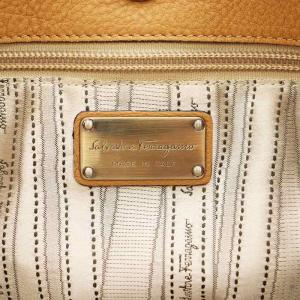 Salvatore Ferragamo ガンチーニ ハンドバッグ ブラウン