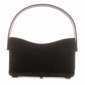 Salvatore Ferragamo AQ-21 ショルダーバッグ フェルト素材 フォーマルバッグ 黒 ブラック /G