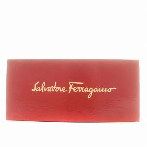 Salvatore Ferragamo パンプス レザー ローヒール 8 黒 ブラック
