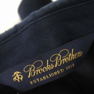 Brooks Brothers リネン テーラードジャケット シングル ブレザー 背抜き 麻 6 S ネイビー 紺 /G