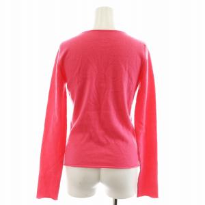 lucien pellat finet ニット セーター 長袖 刺繍 カシミヤ S ピンク