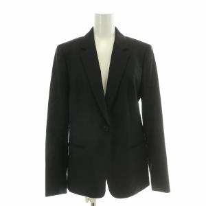 PAUL SMITH セットアップ テーラードジャケット 総裏地 シングル テーパードパンツ スラックス ジップフライ ウール 42 40 黒 ブラック
