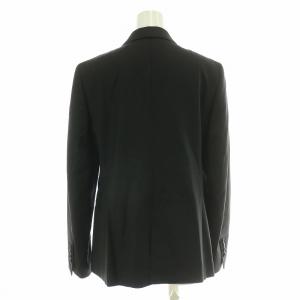 PAUL SMITH セットアップ テーラードジャケット 総裏地 シングル テーパードパンツ スラックス ジップフライ ウール 42 40 黒 ブラック