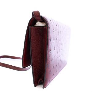 HERMES オーストリッチ ユージェニー 2WAY ショルダーバッグ 〇P刻印