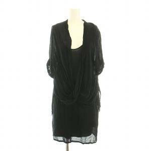 ワンピース シアー S ブラック 16-435041