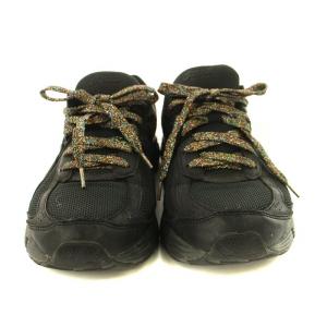 asics スニーカー ローカット 25cm 黒 TJG132 /MM