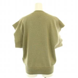 HYKE ショートスリーブニット Short sleeve knit セーター クルーネック 半袖 絹 シルク混