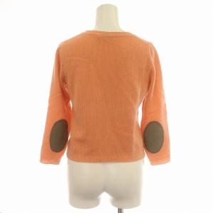 PRADA エルボーパッチ ニット ETB4121 カシミヤ 七分袖 34 ピンク /G