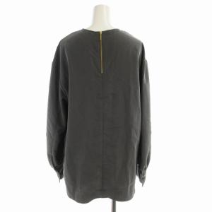 MICA&DEAL クルーネックパフスリーブブラウス カットソー プルオーバー 長袖 F グレー 0123401271 /RO