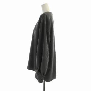 MICA&DEAL クルーネックパフスリーブブラウス カットソー プルオーバー 長袖 F グレー 0123401271 /RO