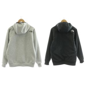 THE NORTH FACE リバーシブルテックエアー パーカー ジャケット M グレー NT62186