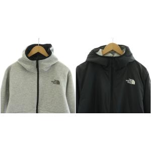 THE NORTH FACE リバーシブルテックエアー パーカー ジャケット M グレー NT62186