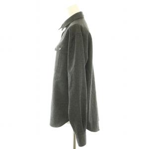 Shinzone シャツジャケット SHIRT JACKET シャツ ブラウス 長袖 ウール 34 グレー 23AMSBL08