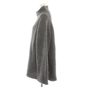 Shinzone HIGH NECK MOHAIR PO モヘアハイネックニットプルオーバー セーター 長袖 無地 F グレー