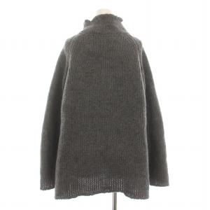 Shinzone HIGH NECK MOHAIR PO モヘアハイネックニットプルオーバー セーター 長袖 無地 F グレー