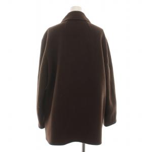 Theory ダブルブレストPコート ピーコート アウター ウール カシミヤ P 茶 ブラウン 0309604 /BB