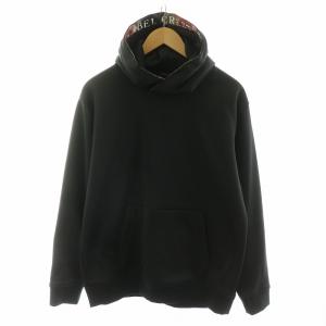 プルオーバーパーカー フーディー 長袖 フード M ブラック 51P95-296-09