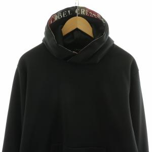 BLACK LABEL CRESTBRIDGE プルオーバーパーカー フーディー 長袖 フード M ブラック 51P95-296-09