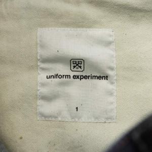 uniform experiment 23SS RIGID DENIM TAPERED PANTS デニムパンツ ジーンズ ジーパン 1 インディゴ
