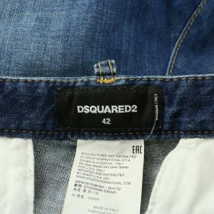 DSQUARED2 バイカージップカーゴパンツ 42 ネイビー S71KB0040