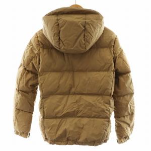 NANGA × JEANS FACTORY別注 ダウンジャケット フード ナイロン アウター M ベージュ JMP-1640704