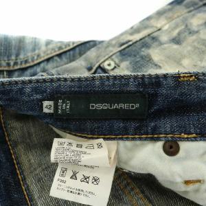 DSQUARED2 TIDY BIKER JEAN タイディベイカージーンズ デニムパンツ ボタンフライ ダメージ加工 ペンキ加工