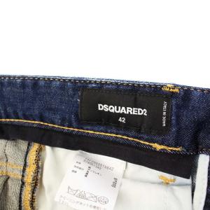 DSQUARED2 デニムパンツ ジーンズ スキニー ダメージ加工 42 ブルー 74FZ0025
