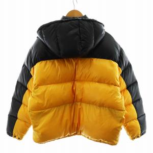 WOOLRICH ダウンジャケット アウター L 黄 イエロー 黒 ブラック /AN18