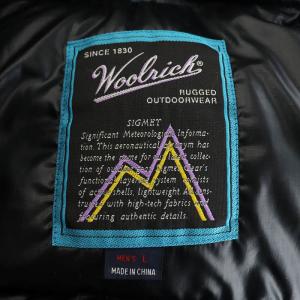 WOOLRICH ダウンジャケット アウター L 黄 イエロー 黒 ブラック /AN18