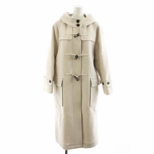 ウールメルトンダッフルコート ロング丈 アウター 36 グレー 1525-144-4363 /AN43