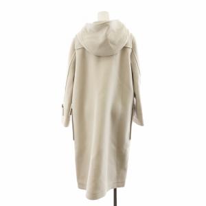 UNITED ARROWS ウールメルトンダッフルコート ロング丈 アウター 36 グレー 1525-144-4363 /AN43