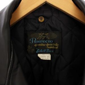 Schott PERFECTO 613XX ワンスター 復刻モデル ダブルライダースジャケット 40 ブラック