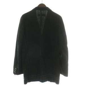 COMME des GARCONS HOMME テーラードジャケット ブレザー アウター シングル ウール 刺繍 S 黒 ブラック HD-J009 /BB