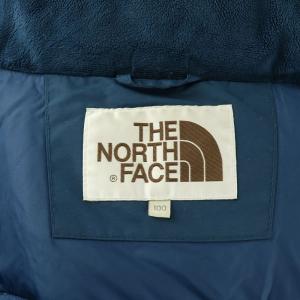 THE NORTH FACE WHITE LABEL 茶タグ ダッフルグースダウンジャケットパーカー アウター ミドル丈 フード 100