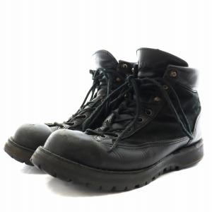 Danner LIGHT ショートブーツ レースアップ レザー US8 黒 ブラック 31400X /AN15