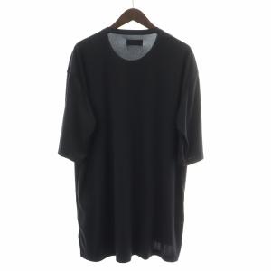 S’YTE ヨウジヤマモト Tシャツ 半袖 クルーネック ストレッチ 無地 3 黒 ブラック /BB