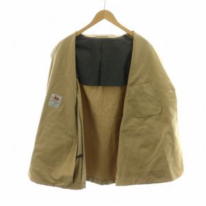 MARGARET HOWELL FOX BROTHERS テーラードジャケット アウター 背抜き 3L ベージュ 579-7220001