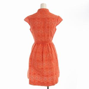 TOCCA ワンピース ひざ丈 2 オレンジ OPTUCM0634
