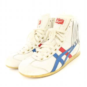Onitsuka Tiger MEXICO MID BOOTS  スニーカー ハイカット シューズ 23cm 白 TH2A4L
