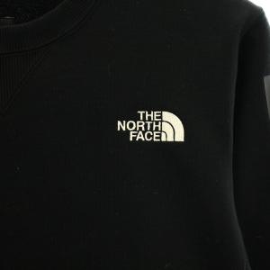 THE NORTH FACE スクエアロゴクルー Square Logo Crew スウェット トレーナー 長袖 S 黒 ブラック NT61931