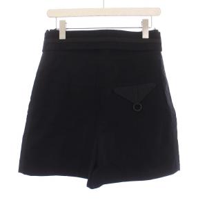 HERMES 23SS ショートパンツ 38 黒 3E0407DP