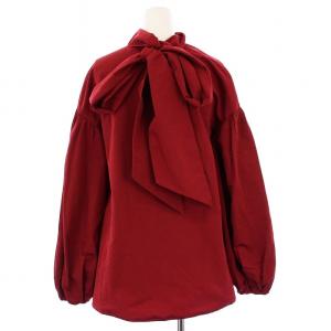 VALENTINO バックリボン ブラウス プルオーバー 38 レッド TB3AE4D14H2