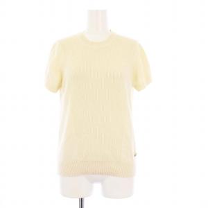 23SS ニット プルオーバー カシミヤ 38 アイボリー 3E260D1