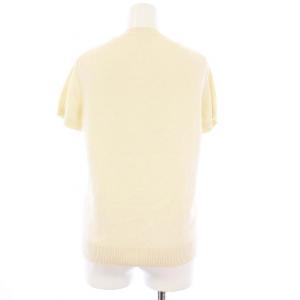 HERMES 23SS ニット プルオーバー カシミヤ 38 アイボリー 3E260D1