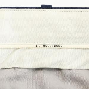 N.HOOLYWOOD パンツ スラックス ジッパーフライ 36 紺 ネイビー 192-PT03-046 /AN45