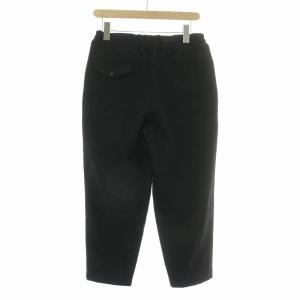 BLACK COMME des GARCONS スラックスパンツ ジップフライ クロップド ウール S 黒 ブラック